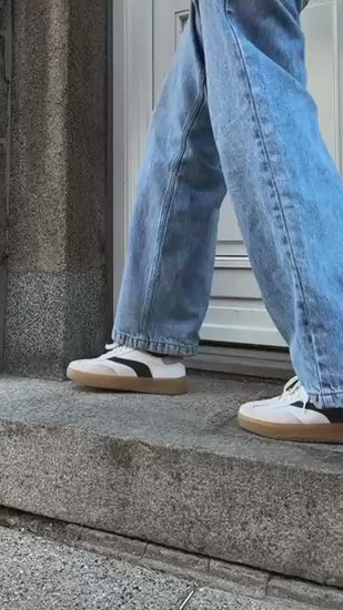 COPENHAGEN SHOES THE POWER SNEAK Sneakers 0022 WHITE-DK.ARMY-PEACH