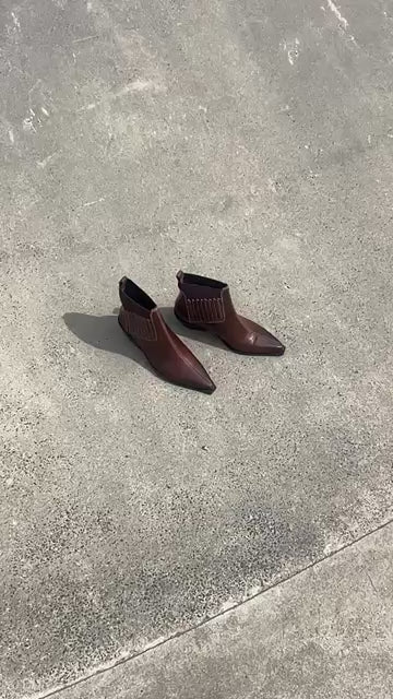 COPENHAGEN SHOES THE WALKING BOOT L Boots 0242 DARK COGNAC