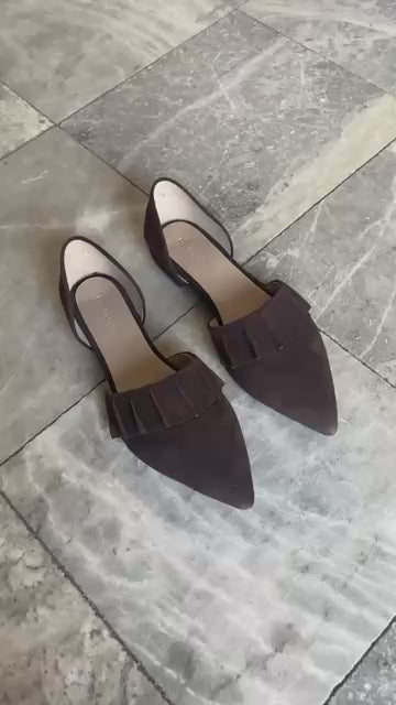 COPENHAGEN SHOES NEW ROMANCE Ballet flats 004 Dark brown