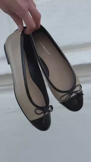 COPENHAGEN SHOES MY OWN BALLERINAS Ballet flats 334 SILVER / BLACK