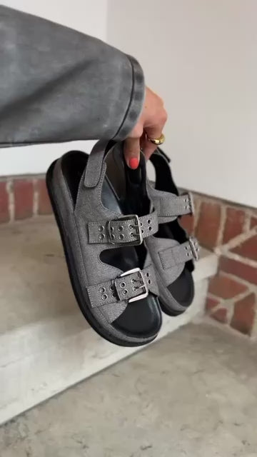 COPENHAGEN SHOES AS I WAS DENIM Sandals 0741 GREY DENIM
