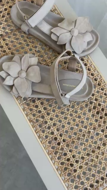 COPENHAGEN SHOES MY FLOWERS Sandals 0301 BISCUIT