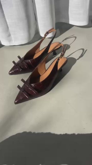 COPENHAGEN SHOES MY GOLD CR. Stilettos 004 Dark brown