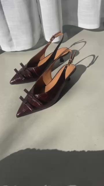 COPENHAGEN SHOES MY GOLD CR. Stilettos 004 Dark brown