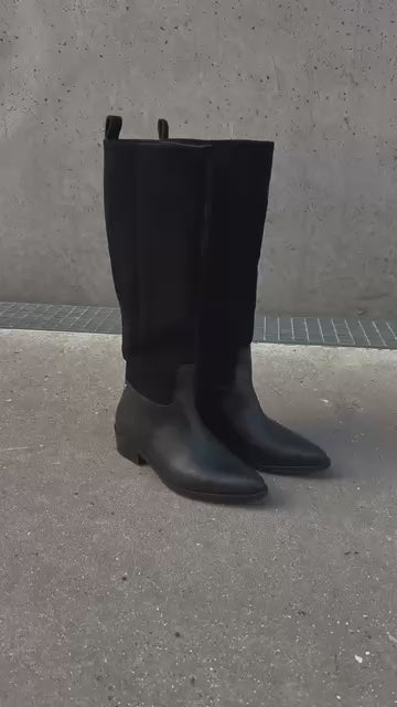 COPENHAGEN SHOES MY ADVENTURE & MORE Long boot 0001 BLACK