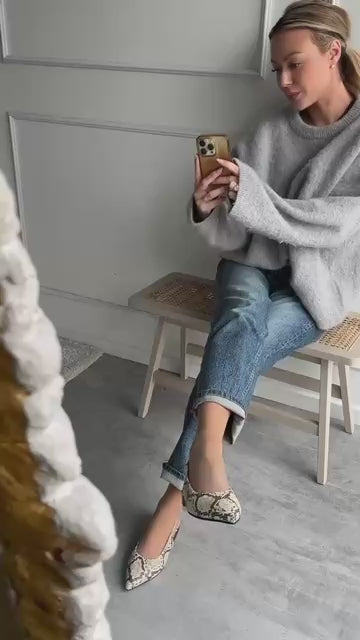 COPENHAGEN SHOES FOREVER AND EVER Ballet flats 500 BLACK/CREAM