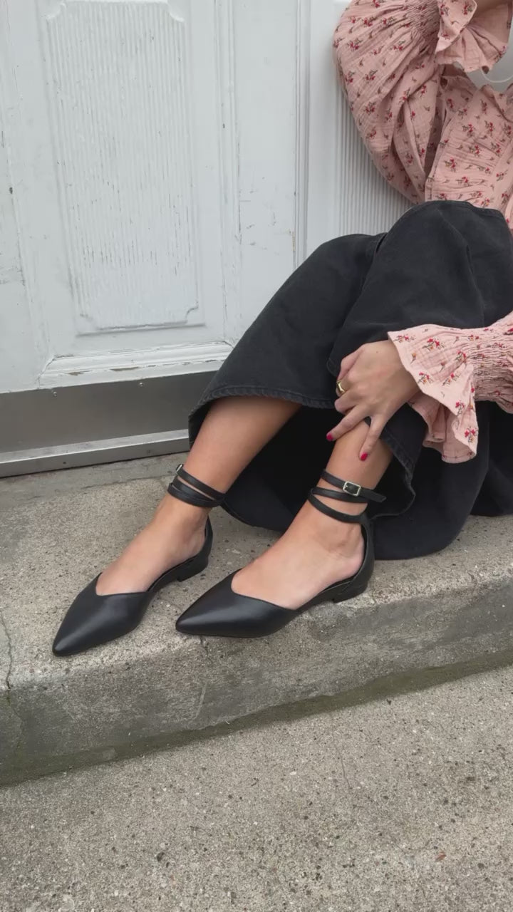 COPENHAGEN SHOES FLOWER CHILD Ballet flats 0001 BLACK