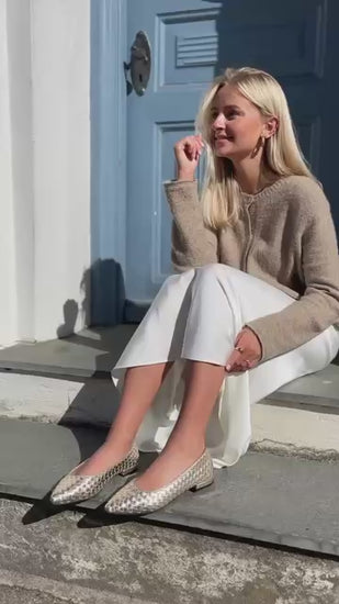 COPENHAGEN SHOES REAL VIBES Ballet flats 371 PLATINO