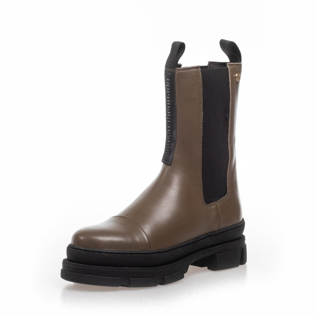 COPENHAGEN SHOES YOU AND ME MID Boots 1203 DK TAUPE (ARMY)
